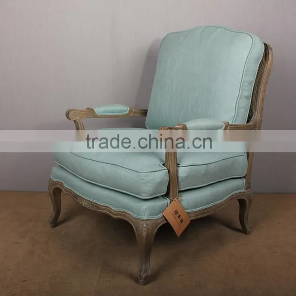 Vintage Wood Frame Armchair photo-3