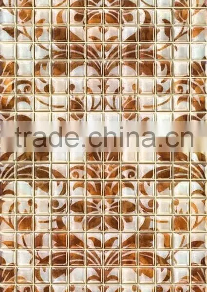EMBOSS Crystal Glass Mosaic Tile 300*600mm Kitchen Bathroom Tile photo-5