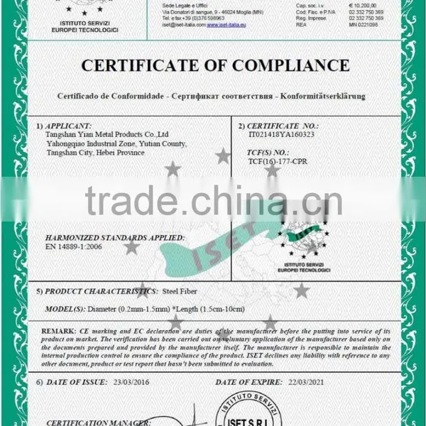ASTM A820 Standard Reinforced Concrete Fibers for Construction photo-6