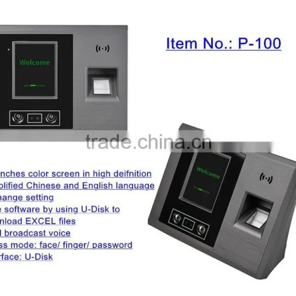Face & Fingerprint Recognition Time Attendance Recorder With Software photo-5