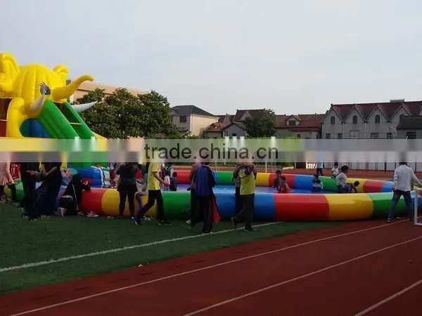 Commercial Giant Inflatable Water Slide With Pool/ Water Park for Sale photo-4