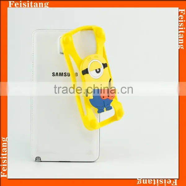 Yellow Cartoon Characters Bumper Phone Case,universal Hot Selling Silicone Mobile Phone Case 3d Silicone Phone Case photo-2