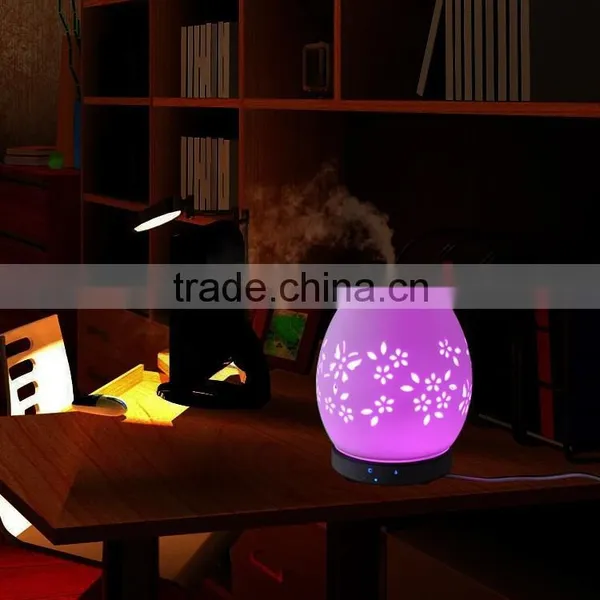 Portable Ultrasonic Evaporator Engraving Ceramics Humidifier Mist Maker photo-4