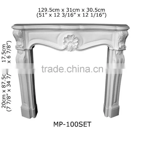 Gas Fire Place Polyurethane Crown Moulding Good Price Beautiful New Modern Electric Fire Place photo-3