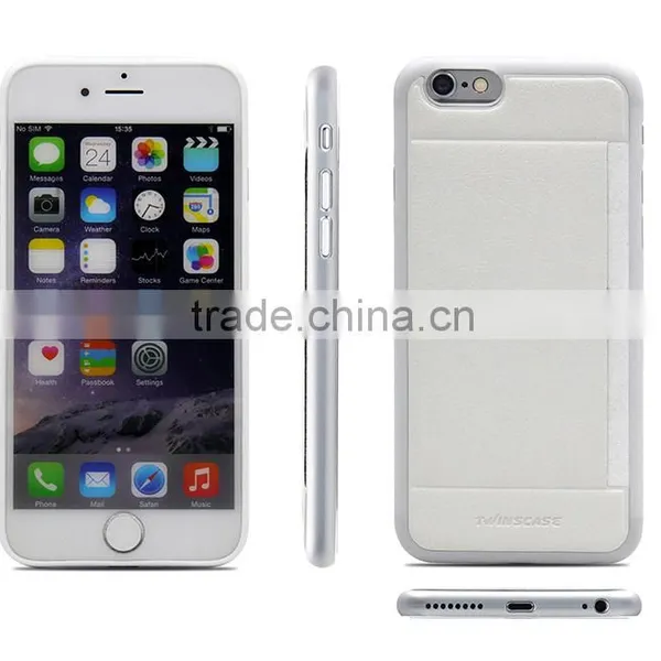 New Arrival Business Card Case for Mobile Phone,universal Slim Phone Bumper,2in1 Case for Iphone 6 Plus Cover Card Slot photo-2