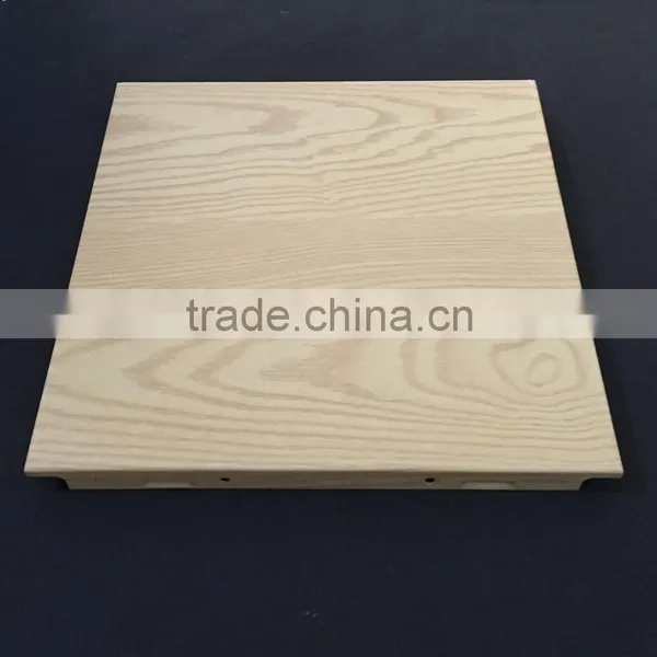 Decorative Wooden Color Galvanized Steel Metal Ceiling Suspended Panel Clip in False Ceiling photo-3