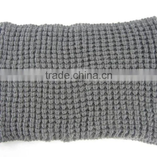 Stock Item Cheap Circle Scarf Gray Loop Scarf Knitted Round Neck Scarf photo-5