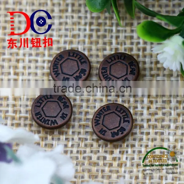 Fashion Metal Button Manufacture Jean Rivet With Embossed Logo photo-4