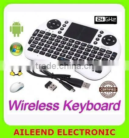 i8 Wireless keyboard Mouse pad For Android PC wireless keyboard