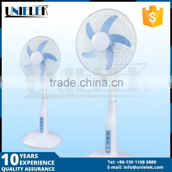 Solar Power Powerful 12v dc Car Fan High Rpm 16" Rechargeable Fan With Light