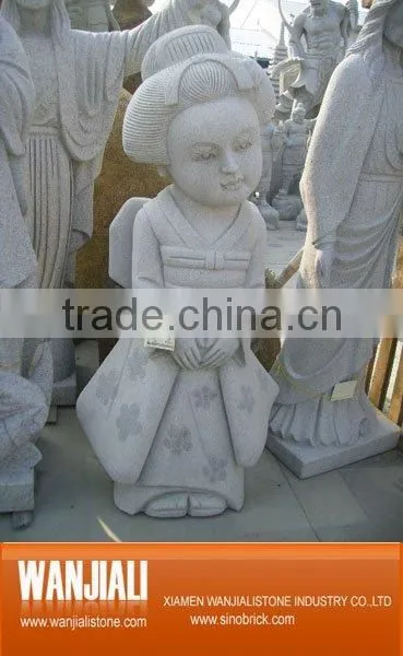Stone Statue in Garden