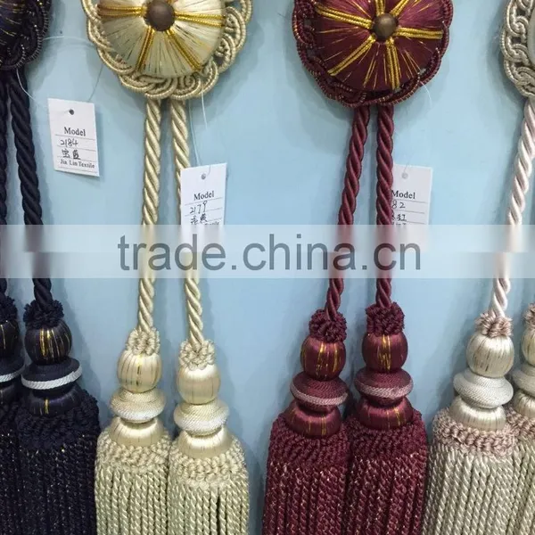 Small Flower Bullion Cotton Tassel photo-5