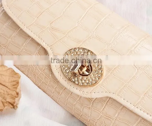 Fashion Croco PU Handbag Evening Bag photo-3