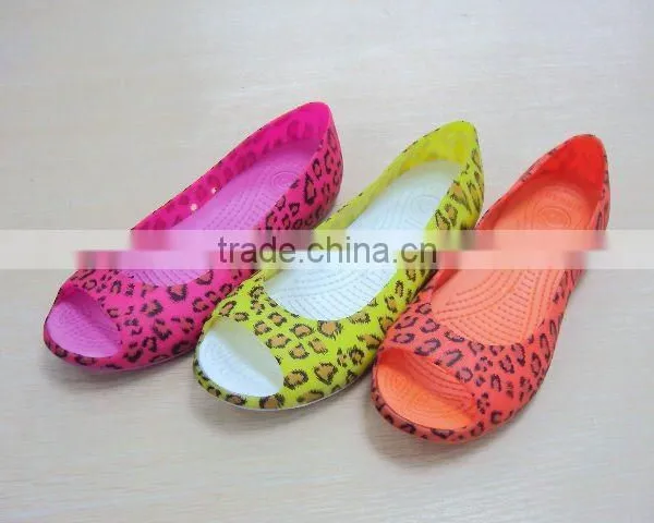 Leopard Print Open-toed EVA Sandals(lady)