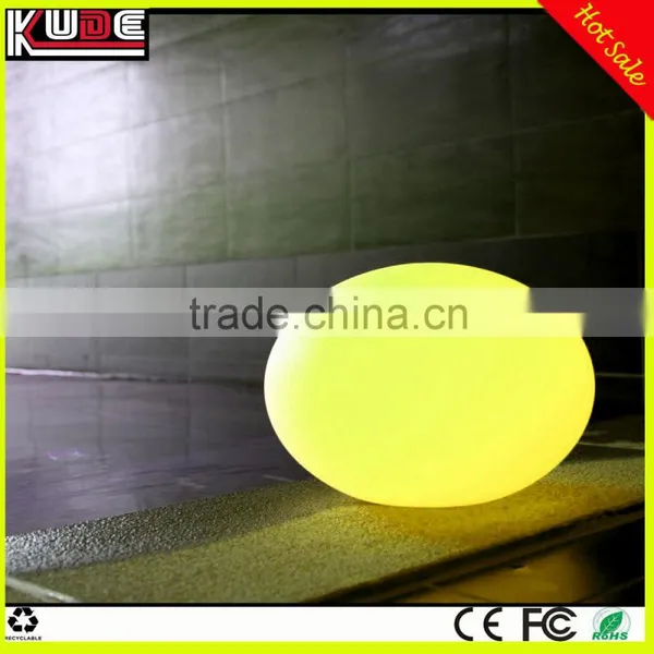 Floating Waterproof Led Round Flat Ball/battery LED Light Ball for Event Decoration photo-2