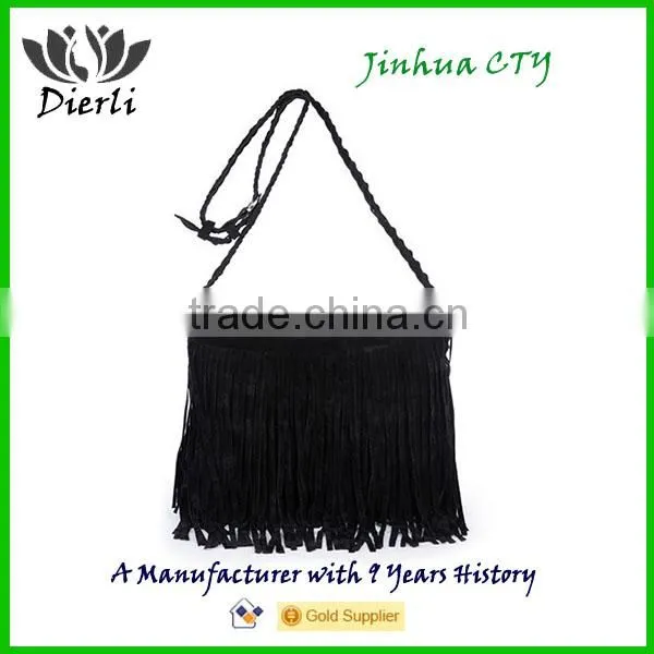 Tassel Fringe Handmade Leather Purse photo-5