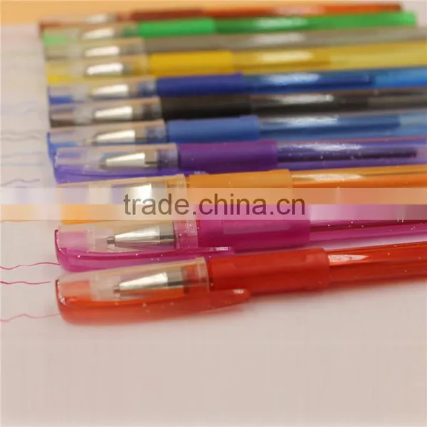 Rainbow Glitter Gel Ink Pen Set (G-108) photo-2