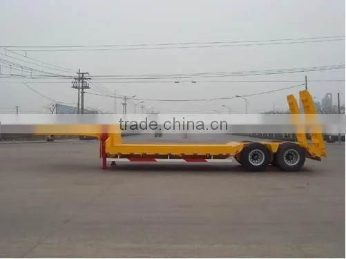 Low Loader / Low Bed Truck Trailer Used to Transport Crawl Equipment photo-2