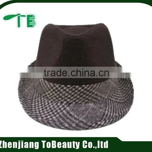 Wholesale Black and Grey Wool Hat photo-2