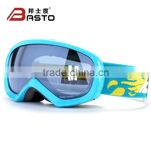 Basto Good Quality's Anti-Fog TPU Retro Snow Goggles With Anti-fog
