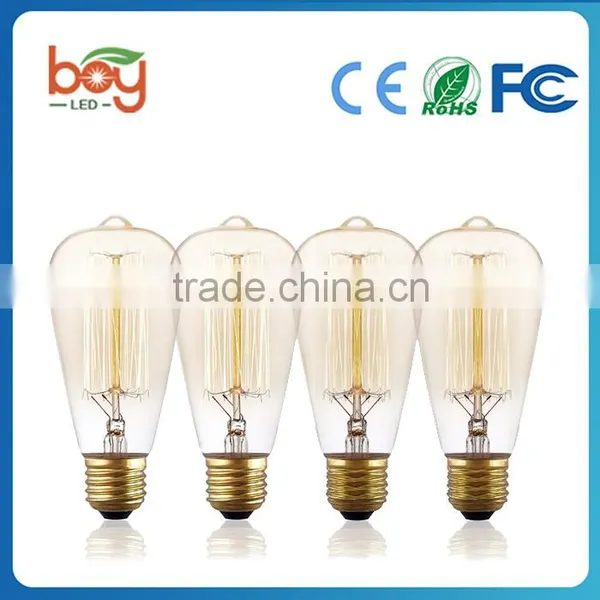 Retro LED Filament Bulb Dimmable ST64 E27 Replace Edison Bulb