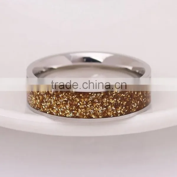 Yacan Jewelry Factory Unique Design Coloful Epoxy Gay Men Ring photo-2