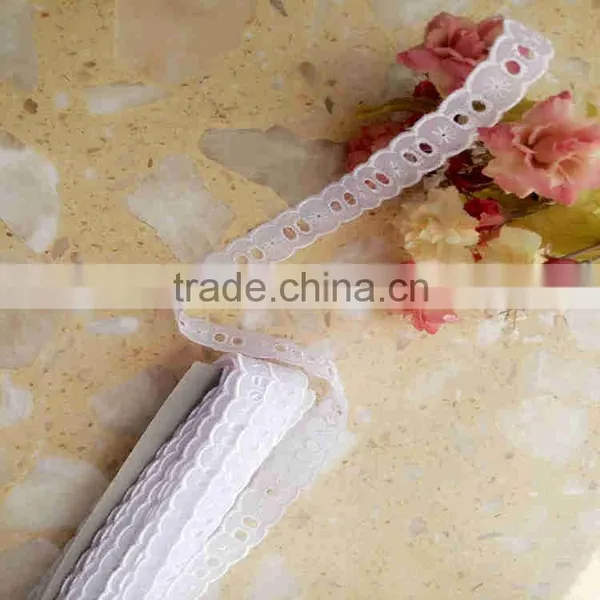 T/c White Lace Trim/swiss Voile Lace Trimming/african Tulle Lace Embroidery