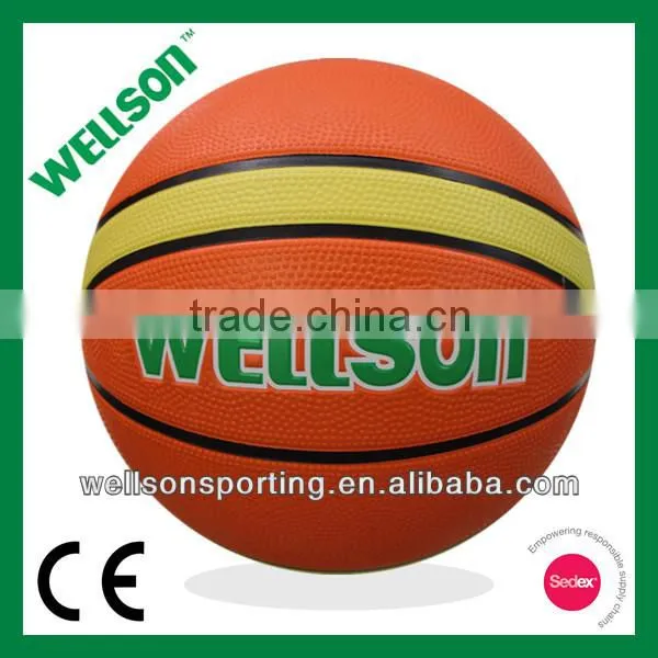 Indoor and Outdoor Promotional Rubber Basketball photo-2