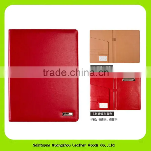 16038 New Arrival A4 Conference Folder Business Faux Leather Document Case photo-3