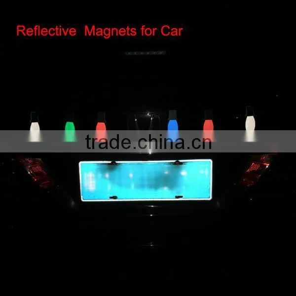 Christmas Bulbs Reflective Holiday Car Magnets photo-6