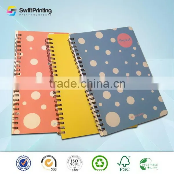 Newest Promotional Cloth Surface Notebook Printing photo-4