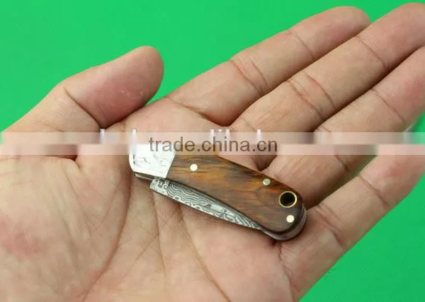 Cocobolo Mini Pocket Knife Folding Knife UD402103 photo-2