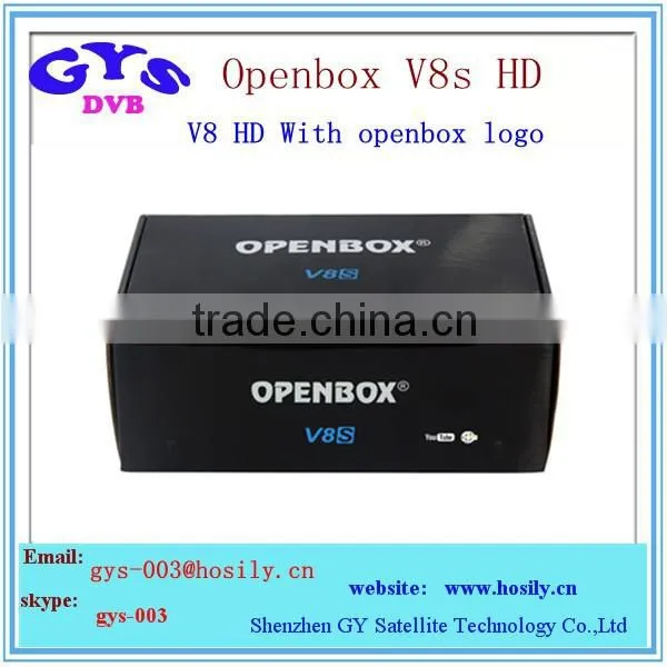 Digital Sat Receiver Openbox V8S HD tv Receiver Support CCCAM , MGCAM ,support WebTV S-V8 Fast Shipping