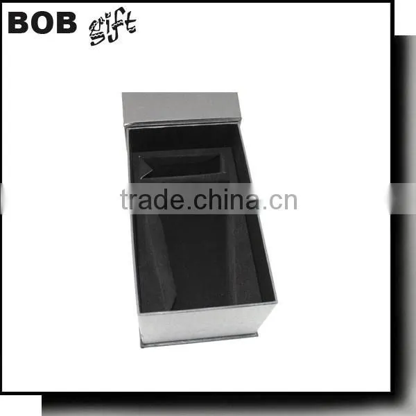 2015 Hot Sale Custom Logo Printed Black Matt Paper Gift Box photo-2