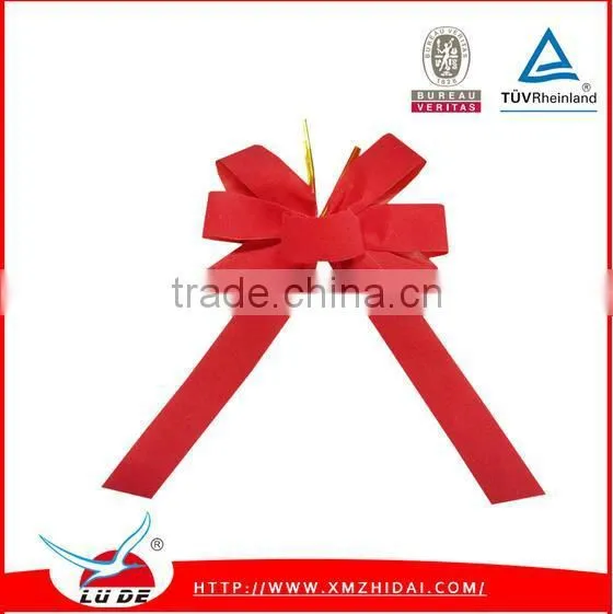 Holiday and Gift Packing Use Velvet Christmas Ribbon Bow photo-4