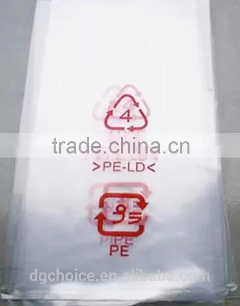Custom Printed Eco-friendly Hdpe Material Plastic Flat Bag photo-2