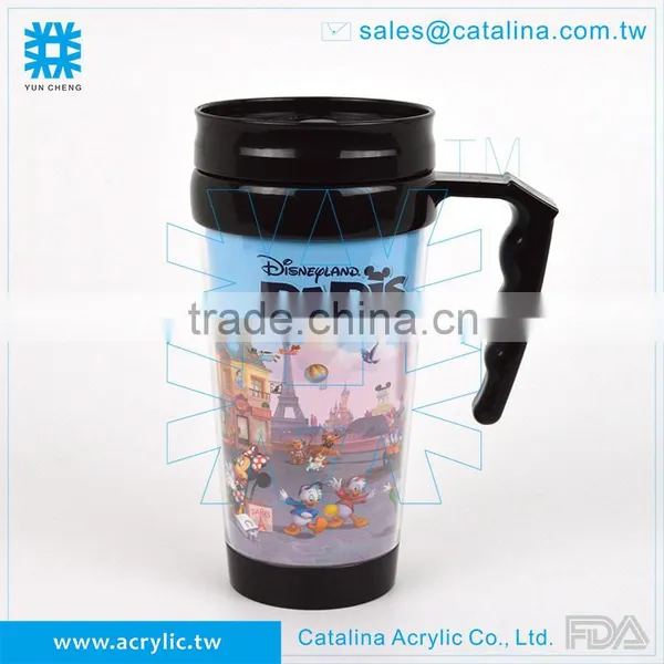 ACRYLIC 12oz 350ML TRAVEL MUG photo-2