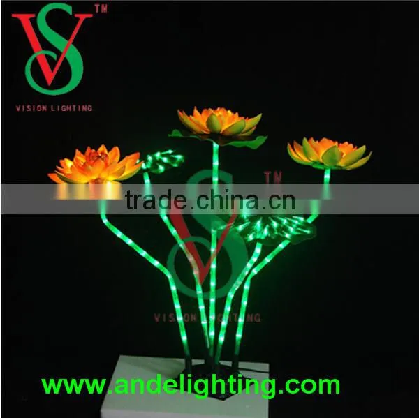Outdoor Blossom Lotus Flower String Lights photo-4
