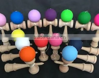 Wholesale High Quality Colorful Customize Intelligence Toys Fitness Building Wooden Kendama Ball