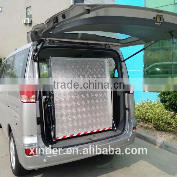 BMWR-2 Folding Platform Aluminum Manual Wheelchair Ramp for Van photo-3