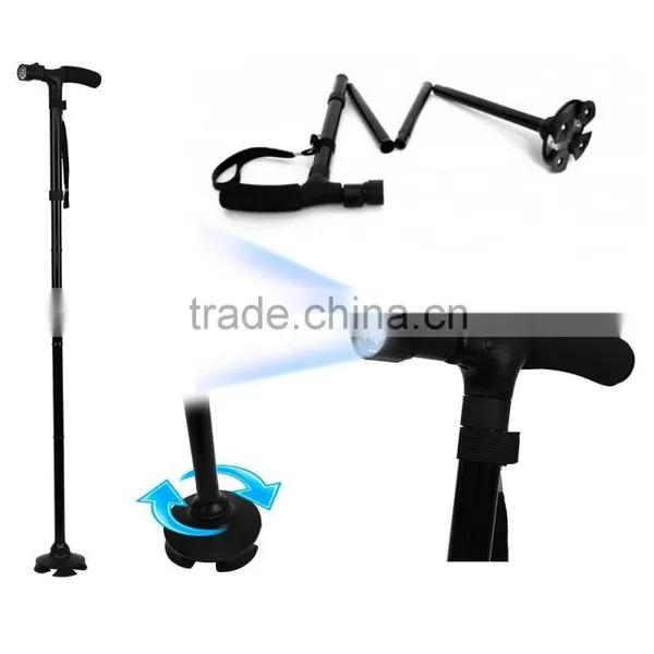 Folding Walking Stick With Led Lights photo-2