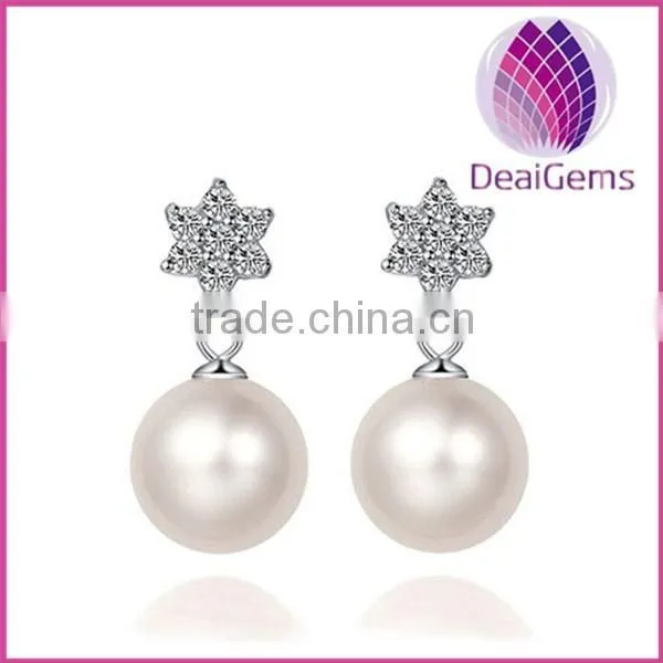 Fashion Earrings Set Auger Snow Pearl Earrings
