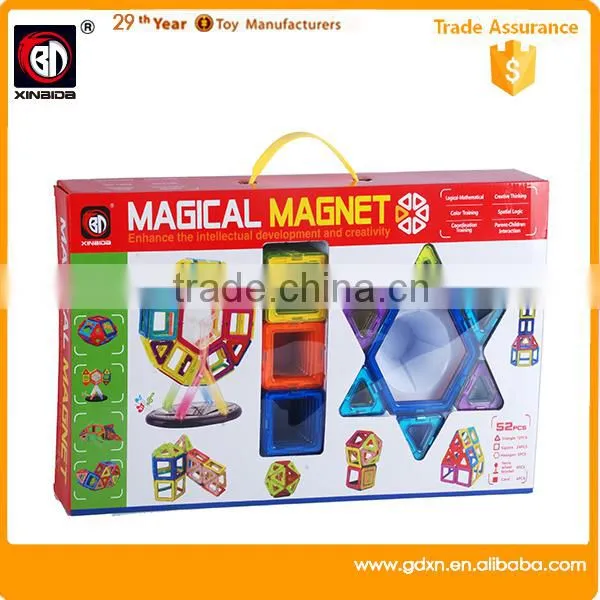 2016 Magnetic Building Blocks Magnetic Blocks 52pcs photo-2