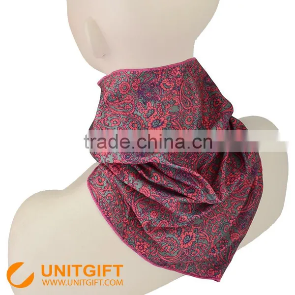 2016 Wholesale Neck Warm Triangle Scarf Tube Head Scarf Custom photo-3
