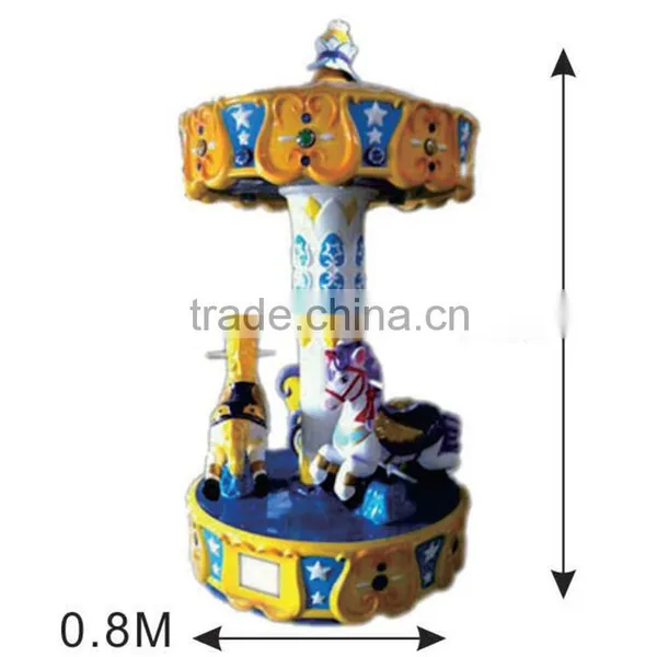 LSJQ-084 Attractive Kids Carousel for Sale Used Amusement Games Mini Fairground Ride Small Carousel for Sale photo-5