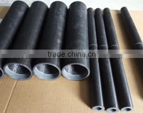 3K Carbon Fiber Roller, 2 mm Wall Thickness or Customerized photo-2