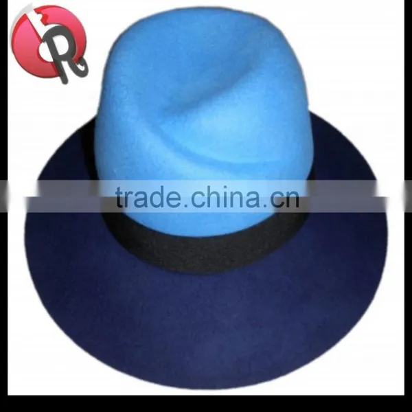 Wool Felt Fedora Hat,100% Australia Wool Felt Fedora Cap photo-6
