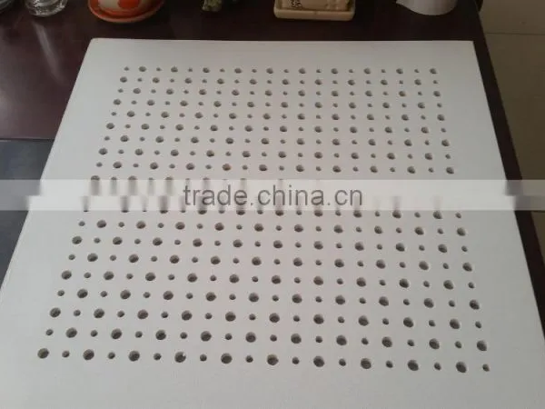 Perforated Pvc Gypsum Ceiling Tiles / Punched Hole Pvc Gypsum Ceiling Tiles / Perforated Plasterboard Ceiling photo-3