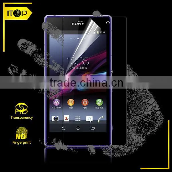 Mobile Phone Screen Protector Plastic for Sony Xperia Z1 Screen Protector