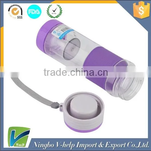 NEW Healthy Portable Travel Sport Tea Water Seal Bottle With Filter Strainer photo-2